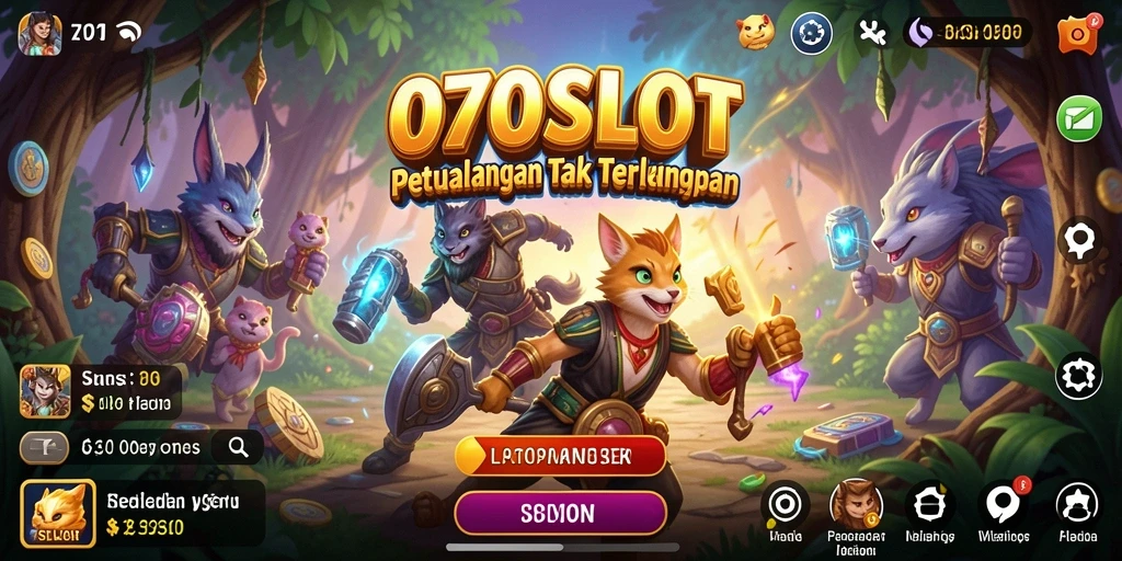 Tampilan visual memukau dari gameplay 070SLOT yang penuh petualangan.