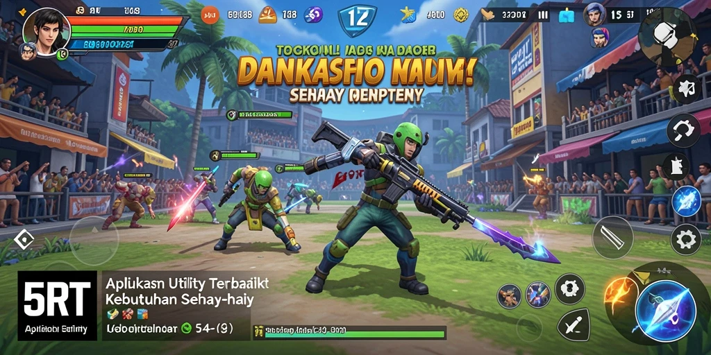 Tampilan antarmuka utama 5RT yang intuitif dan menarik.