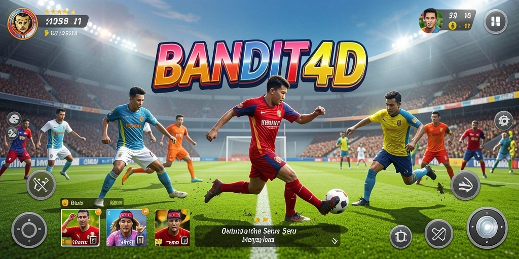 Tampilan gameplay seru dan interaktif di BANDIT4D.