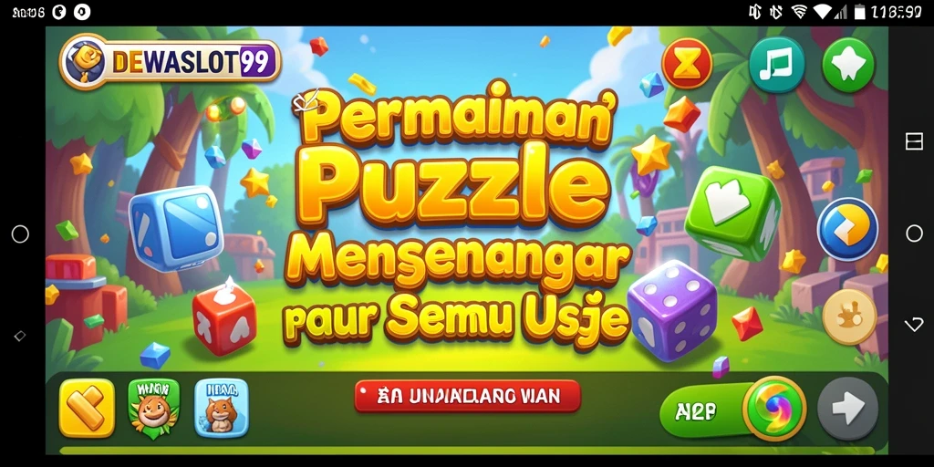 Tampilan gameplay DEWASLOT99 yang menarik dan penuh tantangan.