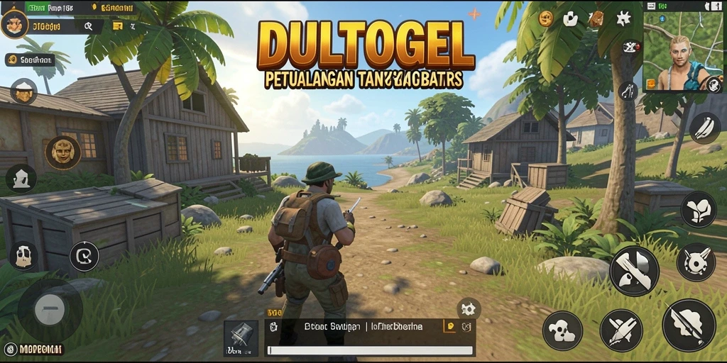 Tampilan gameplay DULTOGEL yang menakjubkan di dunia terbuka.