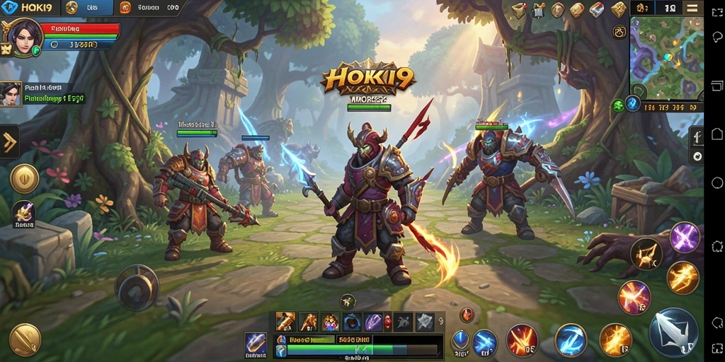 Tampilan gameplay HOKI9 yang mendebarkan dalam dunia MMORPG.