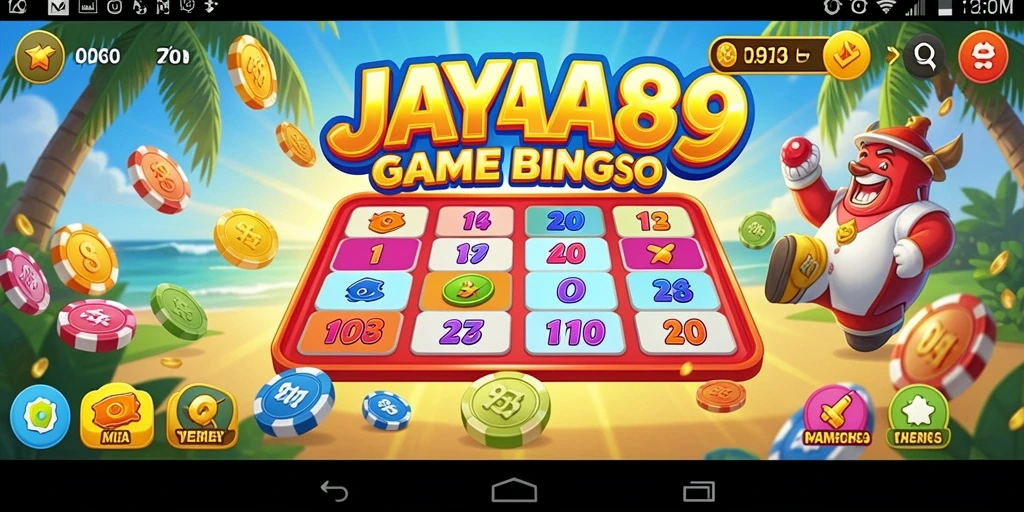 Screenshot gameplay JAYA89 menampilkan aksi Bingo yang seru.