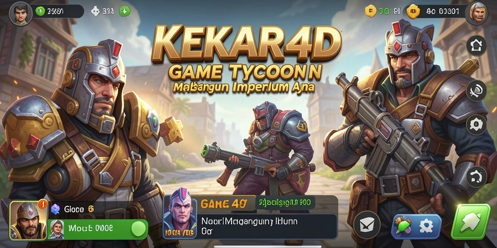 Tampilan gameplay Tycoon yang menarik di KEKAR4D.