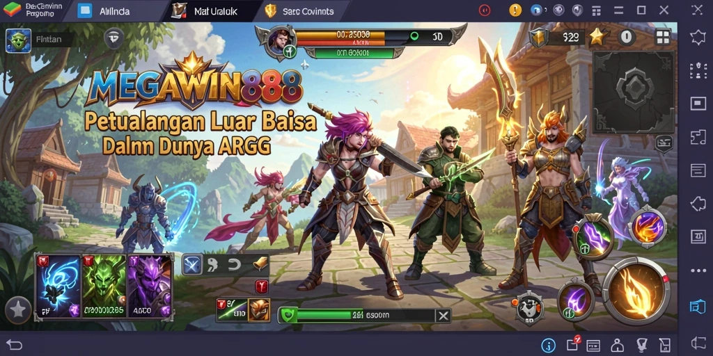 Tangkapan layar dari gameplay dinamis di MEGAWIN888 yang penuh aksi.