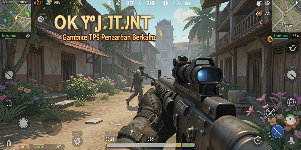 Tampilan gameplay menegangkan dengan grafis yang memukau di OKJKT.