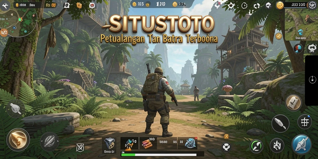 Tampilan layar permainan yang menunjukkan dunia Open World yang luas di SITUSTOTO.
