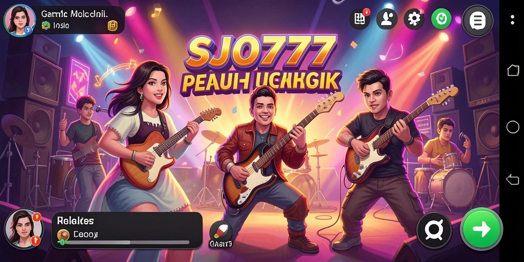 Tampilan gameplay menarik dari aplikasi SJO777.