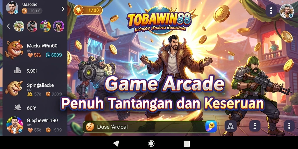Tampilan gameplay seru dari TOBAWIN88 dengan action yang intens.