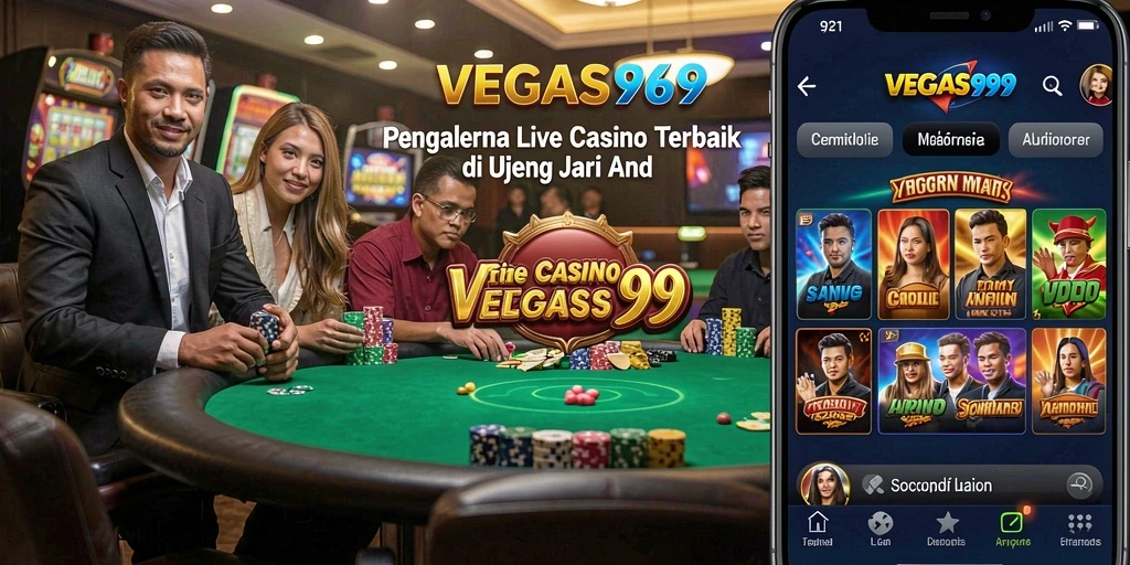 Tampilan gameplay Live Casino yang menarik di VEGAS969.